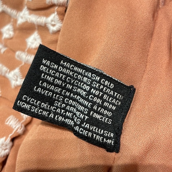 NWT WALTER BAKER Jeannie Layered Embroidered Chiffon Skirt XL - Picture 8 of 11